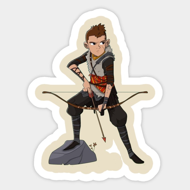 atreus Sticker by dubcarnage